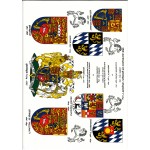 Heraldic Card : The Accession of George I August 1st 1714